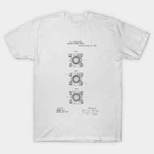 Electric Dynamic Motor Vintage Patent Hand Drawing T-Shirt